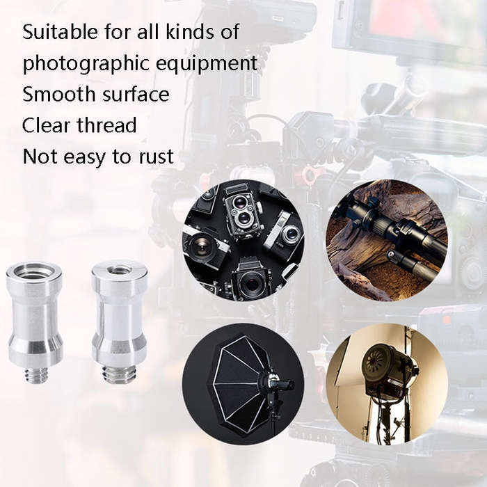 10 PCS Screw Adapter 1/4 Female to 1/4 Male Screw