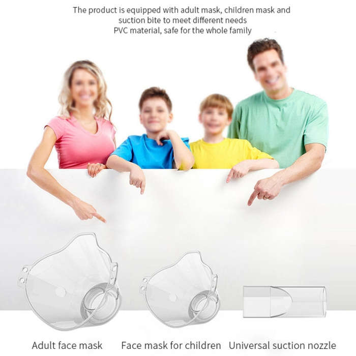 N3S Home Medical Mini Compression Ultrasonic Nebulizer(Orange)