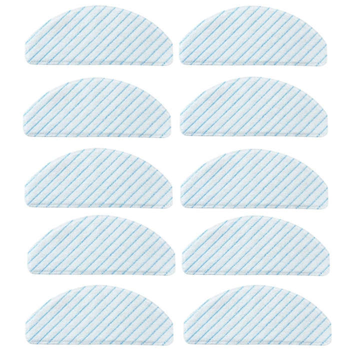 10 PCS Rag Mop Cloths For Ecovacs Deebot T8 Series
