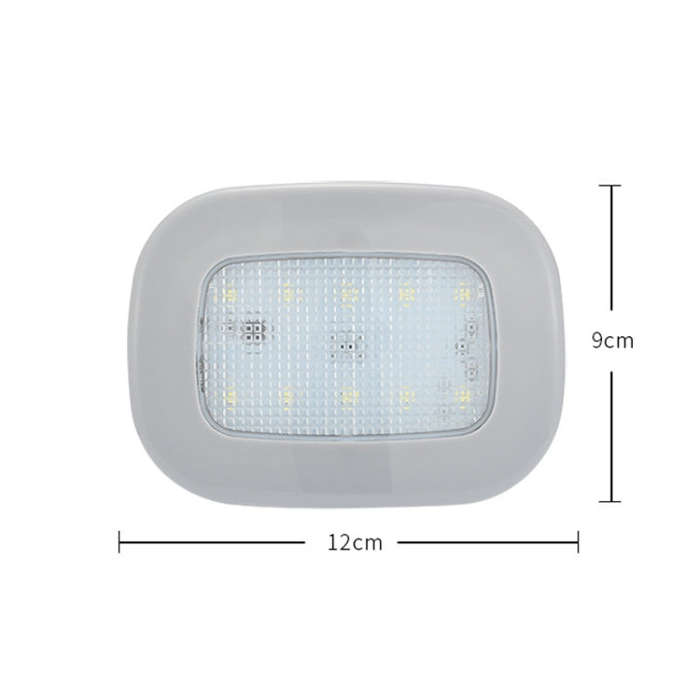 Y-975 Car Reading LED Trunk Light(Gray Shell - White Light)