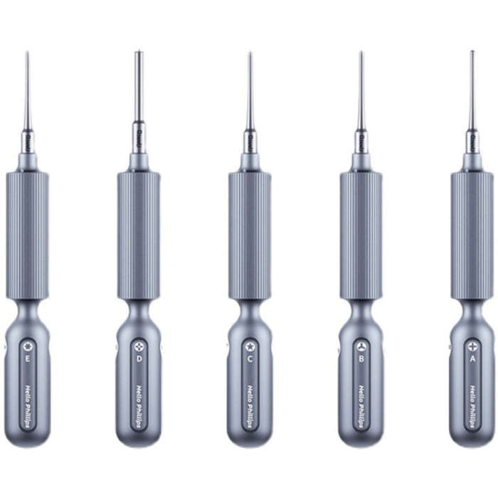 Qianli Super Tactile Grip-Type Precision Silent Dual-Bearing Screwdriver, Series: Type B Tri-point
