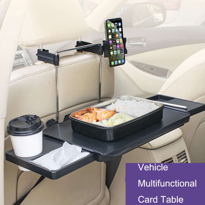 SHUNWEI SD-1528 Car Seat Back Computer Rack(Black)