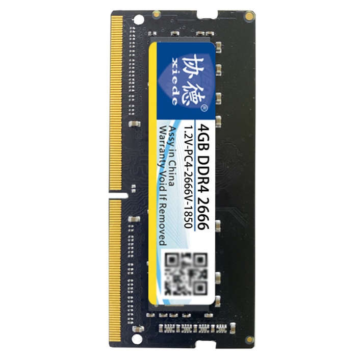 XIEDE X063 DDR4 NB 2666 Full Compatibility Notebook RAMs, Memory Capacity: 4GB