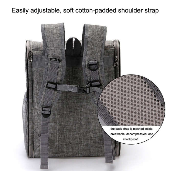 SJBB11 Pets Outing Breathable Package(Grey)