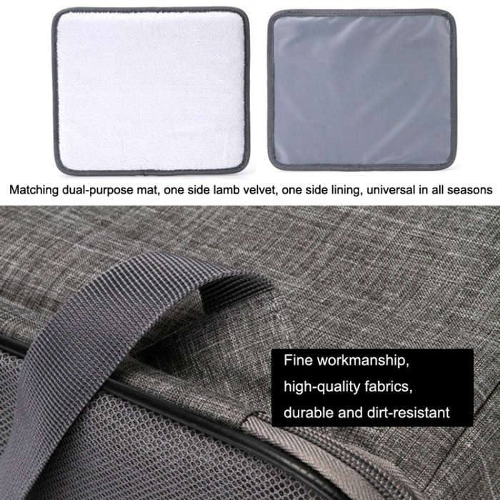 SJBB11 Pets Outing Breathable Package(Black Blue Side)