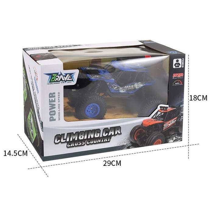 JZRC Alloy Remote Control Off-Road Vehicle Charging Remote Control Car Toy For Children Small Blue