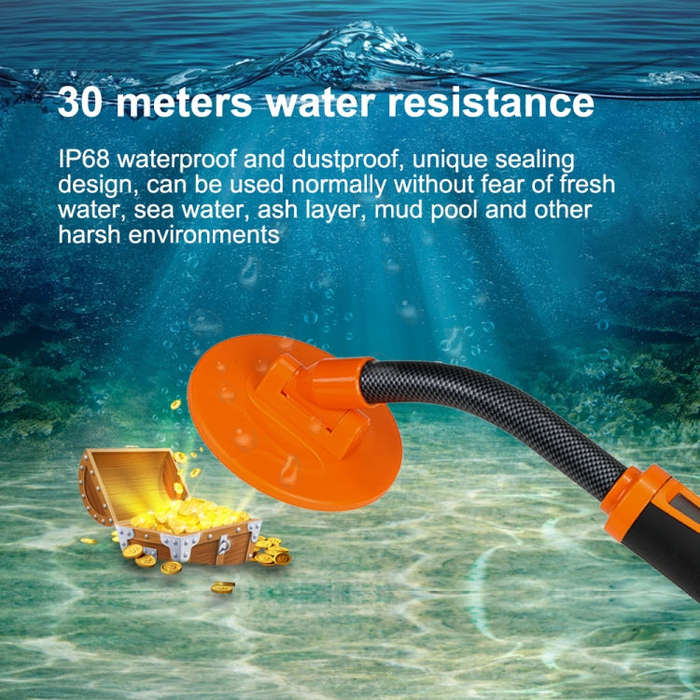 HS-07 Handheld Treasure Hunt Metal Detector Positioning Rod(Orange)