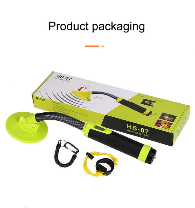 HS-07 Handheld Treasure Hunt Metal Detector Positioning Rod(Orange)