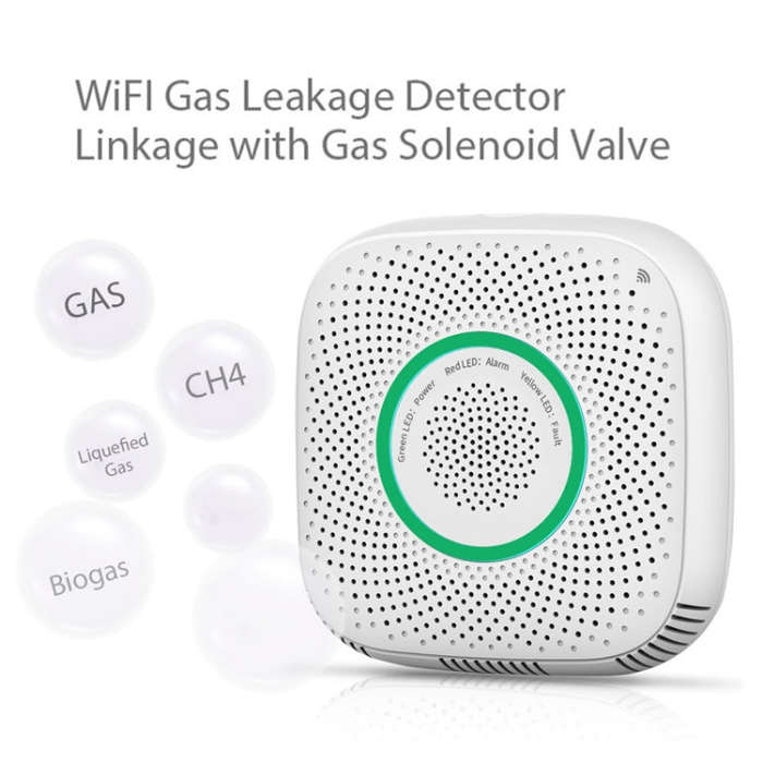 TY-GSA-87 Smart Home WIFI Gas Detector, Specification: US Plug