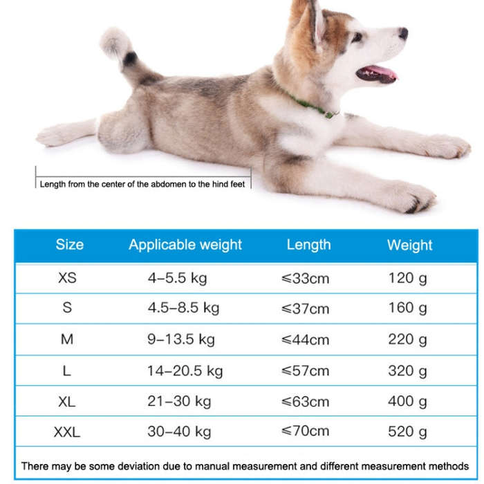 I-008 Anti-chafing Pet Paralysis Protection Bag XXL