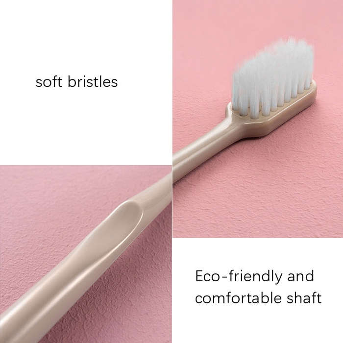 2 Boxes RAOYI Nano Toothbrush Ceramic Hand Brush Handle(Makaron)