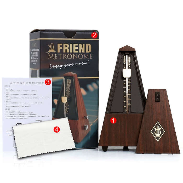 FRIEND Tower Mechanical Terrace Piano Guitar Violin Universal Rhythm Instrument(Tower Mahogany Co...