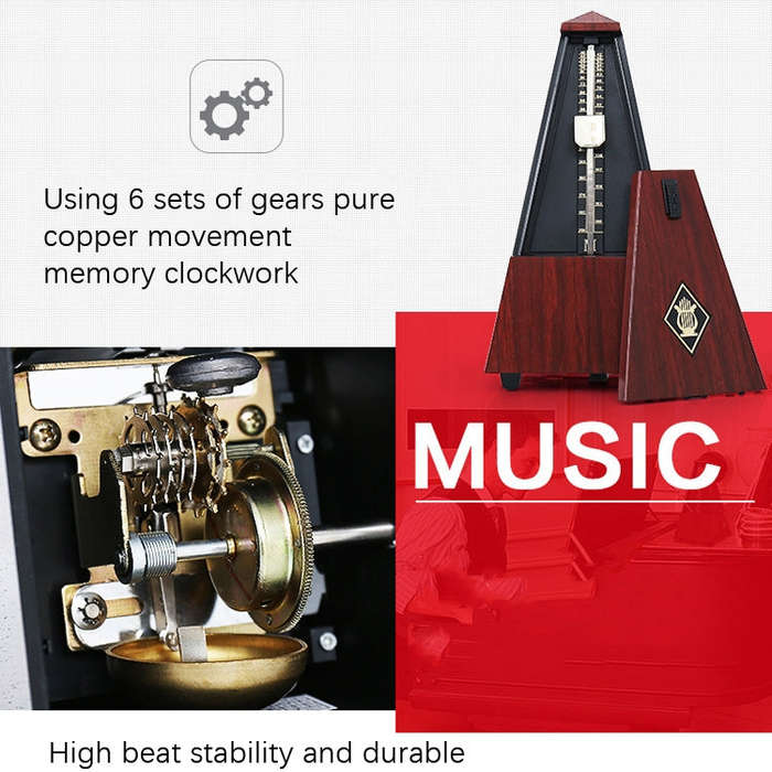 FRIEND Tower Mechanical Terrace Piano Guitar Violin Universal Rhythm Instrument(Tower Teak Color)