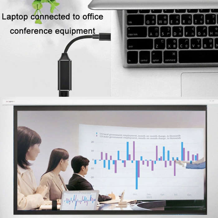 TYPE-C USB3.1 to HDMI HD 4K Converter(Black)