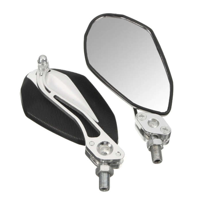 Aluminum Alloy Motorcycle Large-view Rearview Mirror Modification(Green)