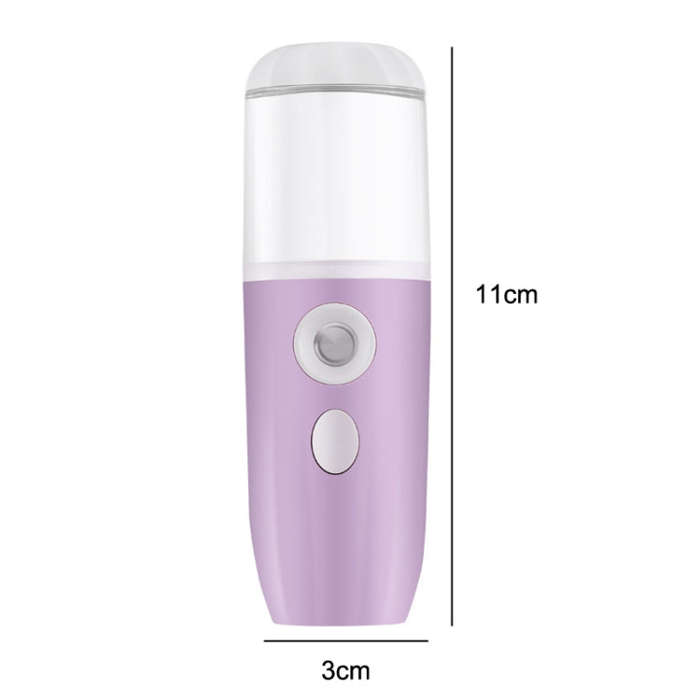WL2614 USB Hand-Held Humidifier Portable Cold Air Spray Body Moisturizing Spray Instrument(Pink)