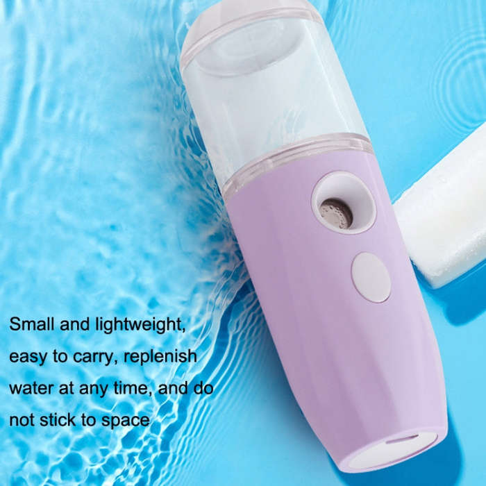WL2614 USB Hand-Held Humidifier Portable Cold Air Spray Body Moisturizing Spray Instrument(Pink)