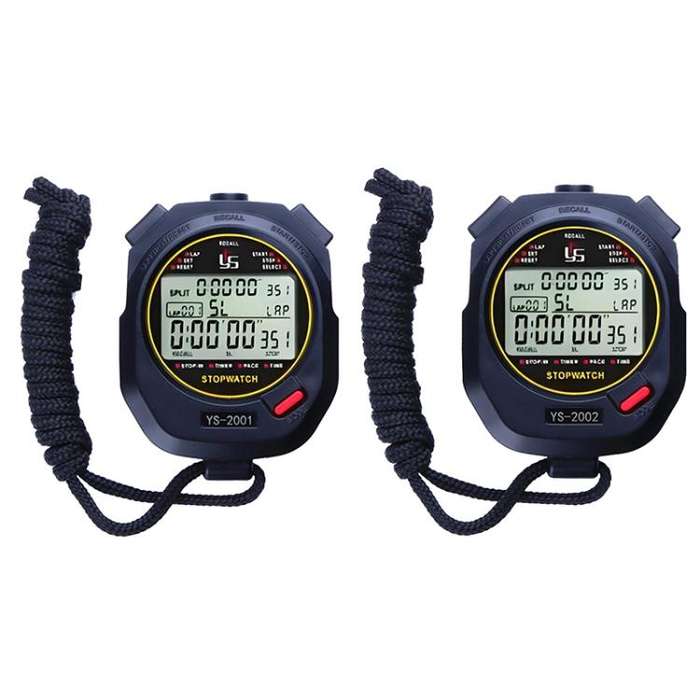 YS Millisecond Stopwatch Timer Running Training Referee Stopwatch, Style: YS2001 100 Memory