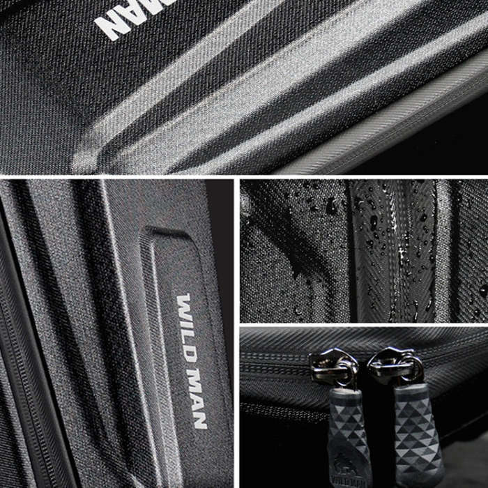 WILD MAN TS8 EVA Hard Shell Scooter Head Bag, Size: S(Black)