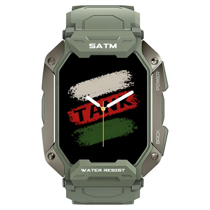 SATM M1 Outdoor Waterproof Bluetooth Smart Watch(Green)