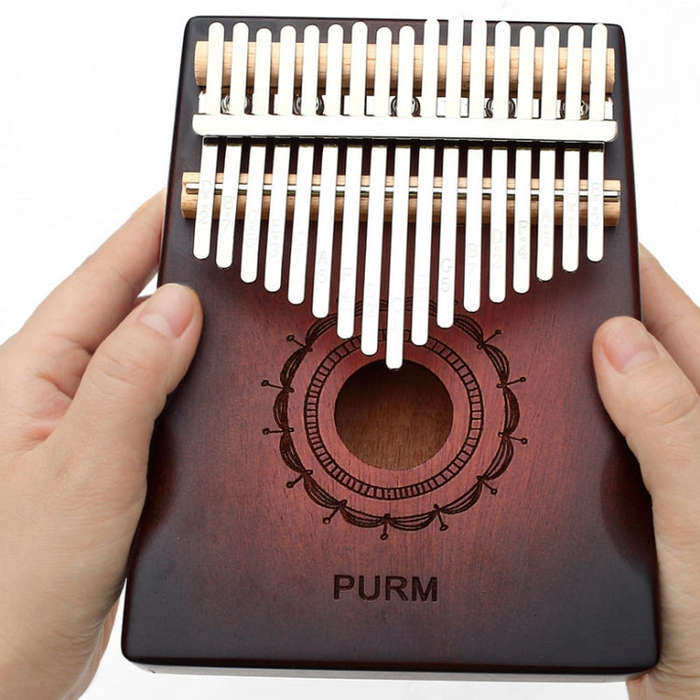 17-tone Radian Design Portable Finger Piano(Forest Party)