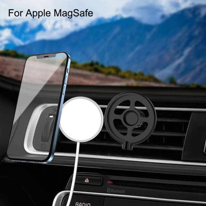 K74 Wireless Charging Stick Car 360 Degree Rotation Stand For Apple MagSafe