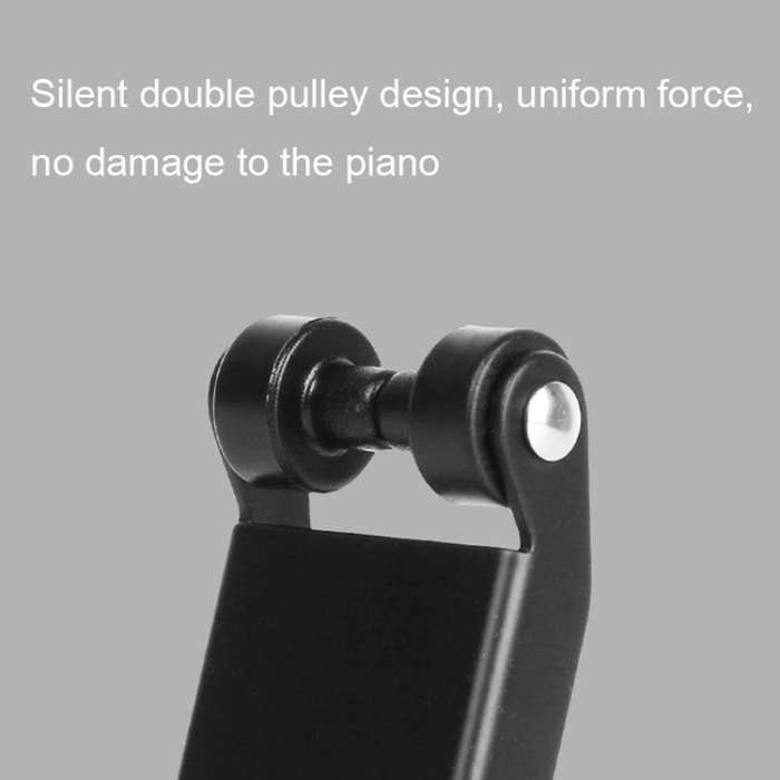 MA003 Alloy Piano Cover Descender Piano Accessories(Gold)
