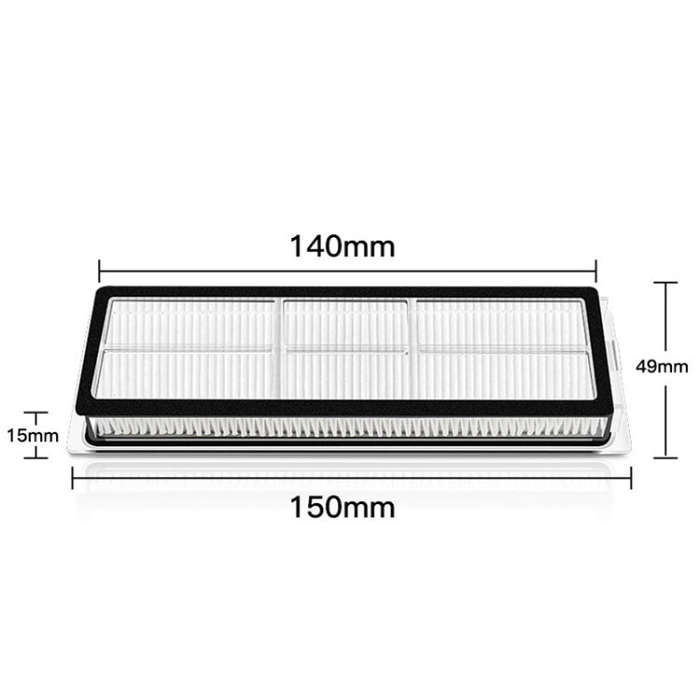 4 PCS Side Brushes Replacement  Accessories for XiaoMi  Mijia Dreame Bot W10 /W10 Pro