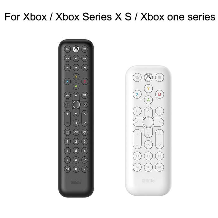 8BitDo Backlit Key Media Remote Control For Xbox, Style: Long Version (Black)
