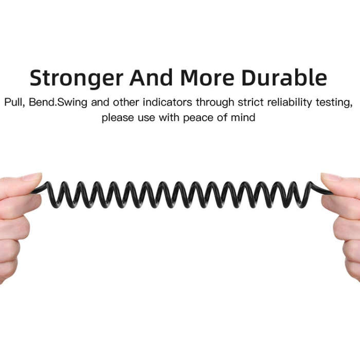 3.5mm Male To Female Spring AUX Extension Cable Speaker Audio Cable, Cable Length: 1.5m(Black)