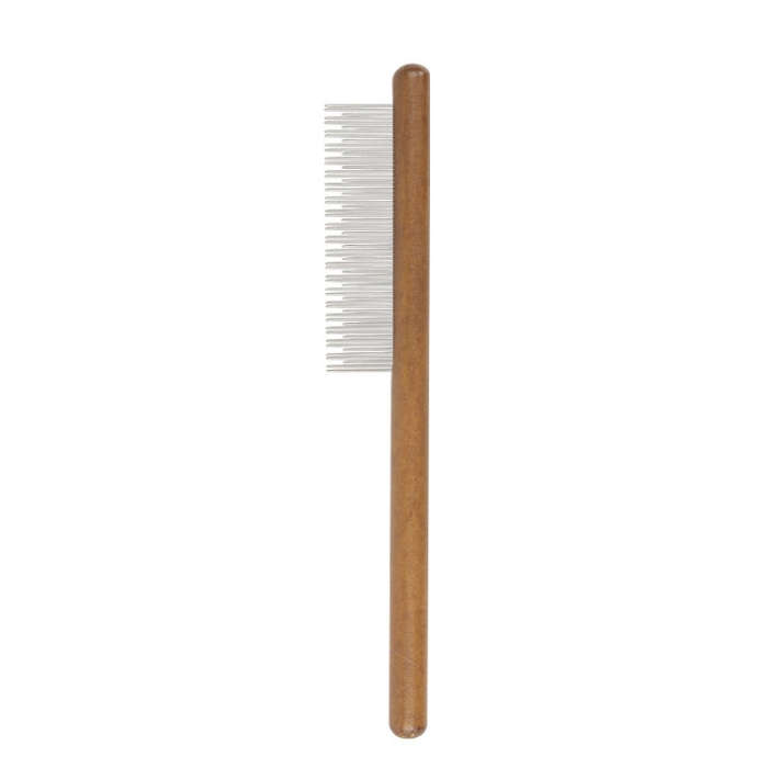 Cat Dog Solid Wood Comb For Removing Floating Hair Pet Cleaning Grooming Flea Comb(E)