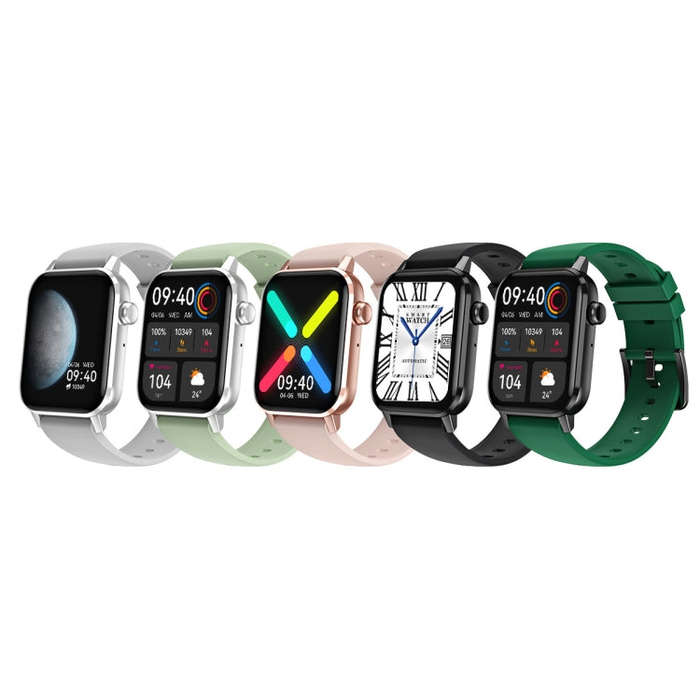 HD6 1.69 inch Multifunctional Heart Rate Monitoring Smart Watch(Black)