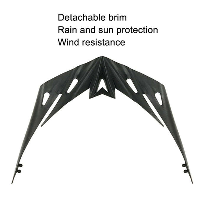 Unisex Cycling Bike One-piece Helmet (Fiber Black)