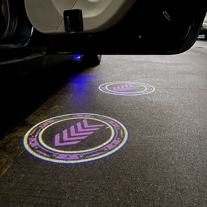 LED Infrared Induction Car Door Welcome Light Night Projection Ambient Light, Specification: Hono...