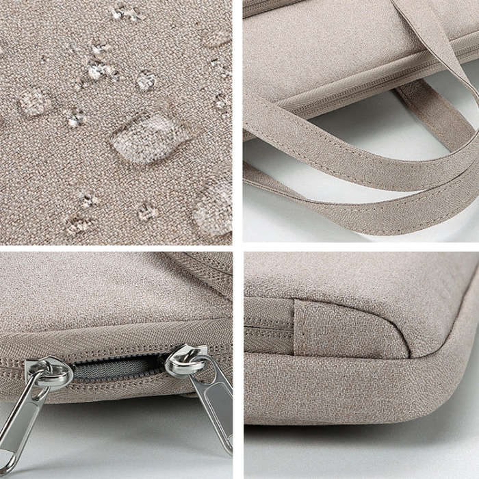 ST13 Waterproof and Wear-resistant Laptop Bag, Size: 13.3 inches(Khaki)