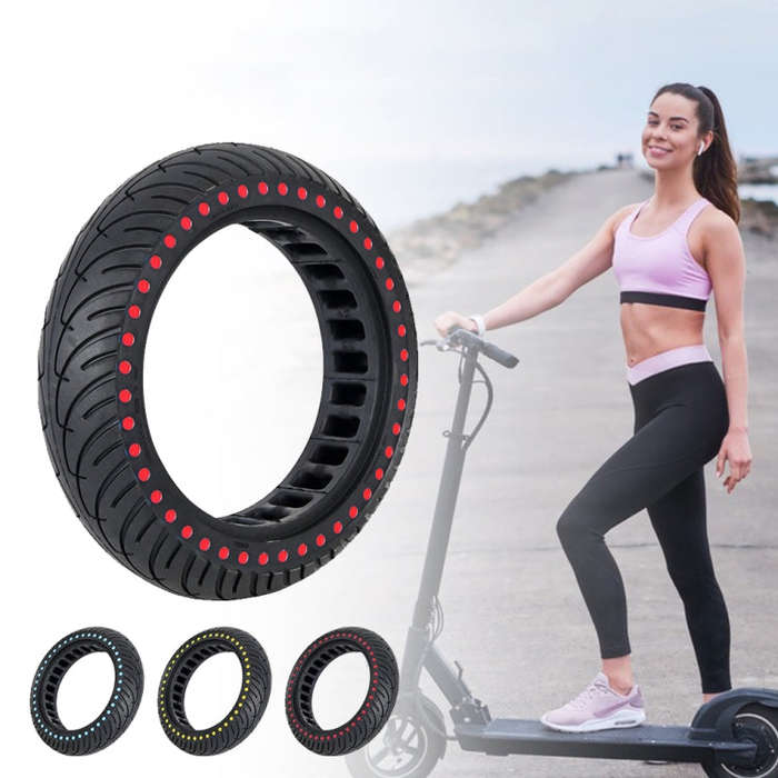 8.5 inch Color Dot Honeycomb Tire for Xiaomi Mijia M365/M365 Pro/1S(Blue)