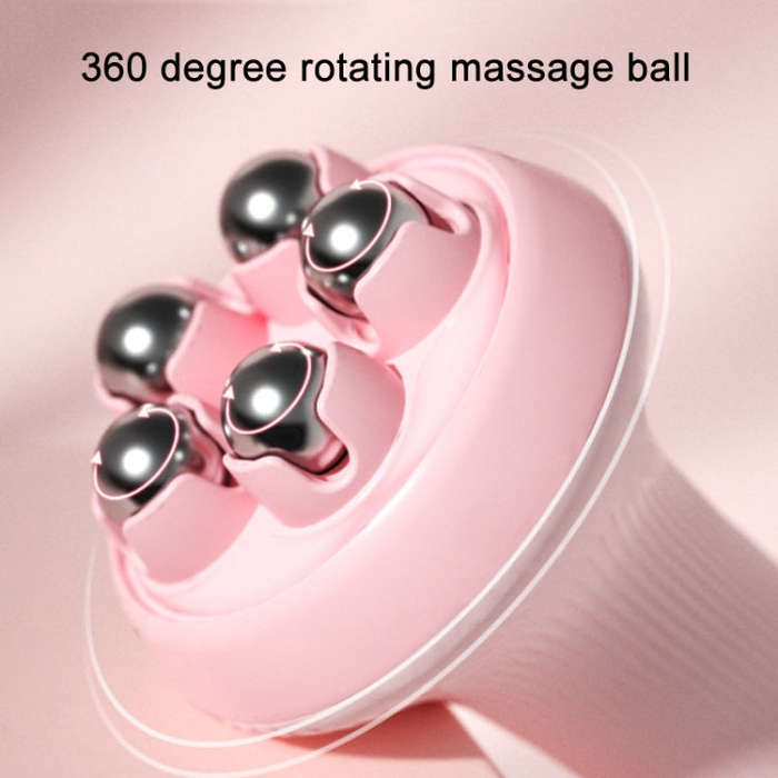 Inner Leg Exercise Muscle Relaxation Abdominal Shaping Roller Massager, Color: Blue Magnetic Ball...