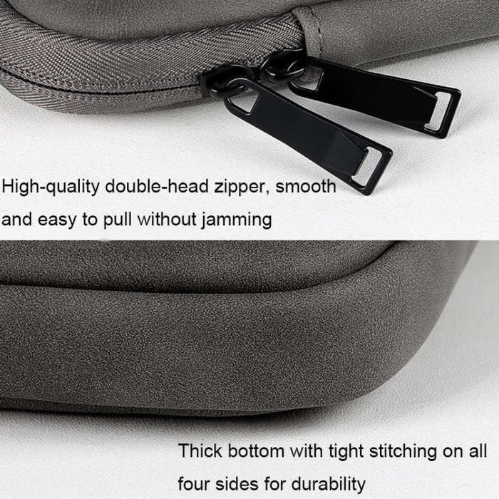 ND01DZ Double Layer Waterproof Laptop Liner Bag, Size: 14.1-15.4 inches(Dark Gray)