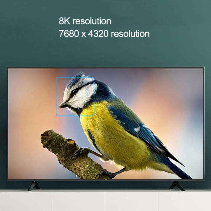 DTECH HDMI 8K 60Hz HD Optical Fiber Line TV Display Projector Extension Line 1.5m