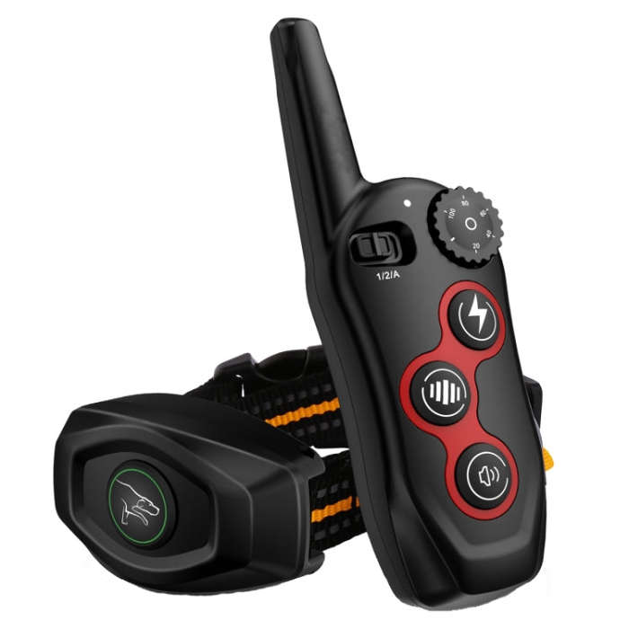 Remote Control Trainer Dog Collar Automatic Barking Stopper, Specification: 1 Drag 1 Orange
