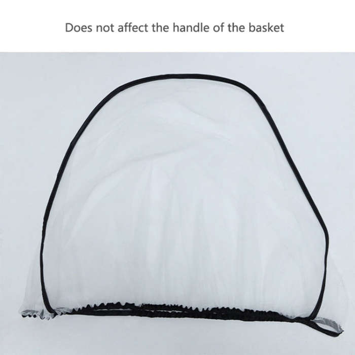 Baby Stroller Pushchair Mosquito Net Newborn Carriage Cradles Cover(White)