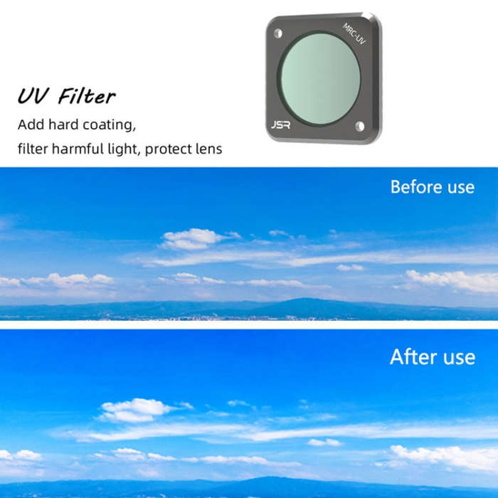 JUNESTAR Action Camera Filters For DJI Action 2,Style:  ND16PL