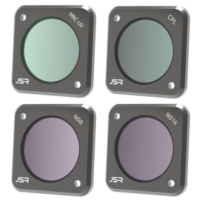 JUNESTAR Action Camera Filters For DJI Action 2,Style:  CS-4in1