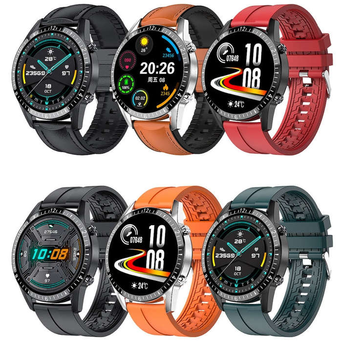 I9 1.5 Inch Heart Rate/Blood Pressure/Blood Oxygen Monitoring Watch, Color: Green