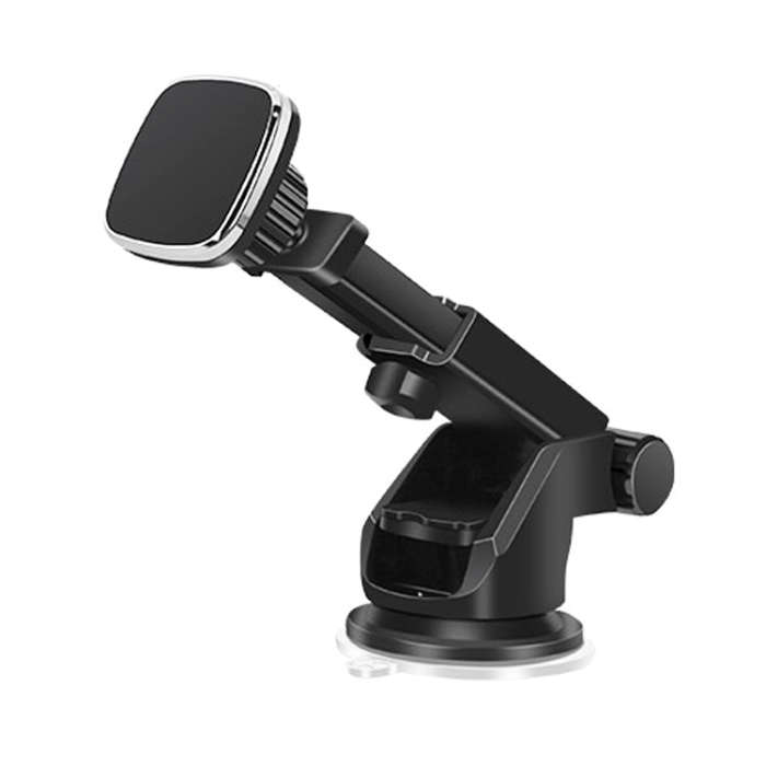 Telescopic Suction Cup Magnetic Suction Car Navigation Desktop Phone Bracket(Black)