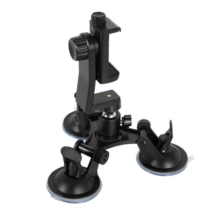 Car General Purpose Vehicle Bracket Suction Cup Fixed Glass Video Shooting Base, Shape: Suction C...