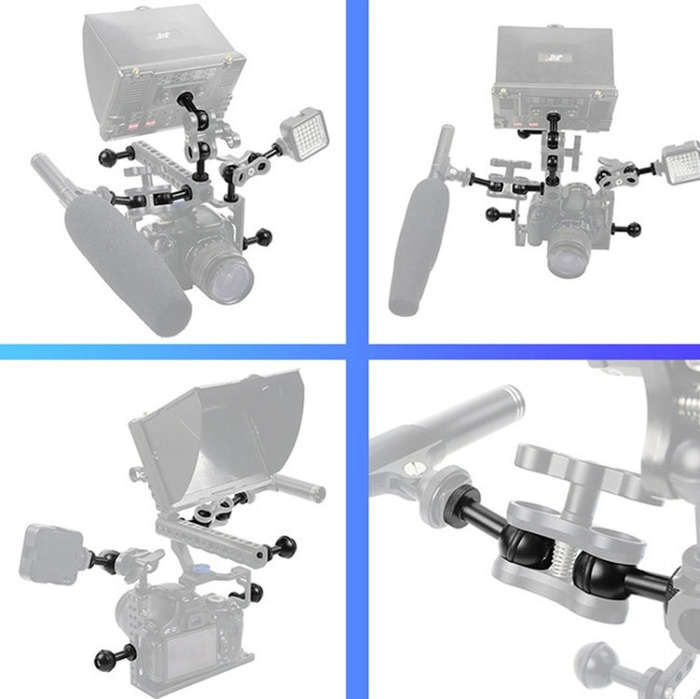 Ball Head Adapter Adjustable Screw Fixed Mount  Camera Underwater Diving Photography Lights Brack...