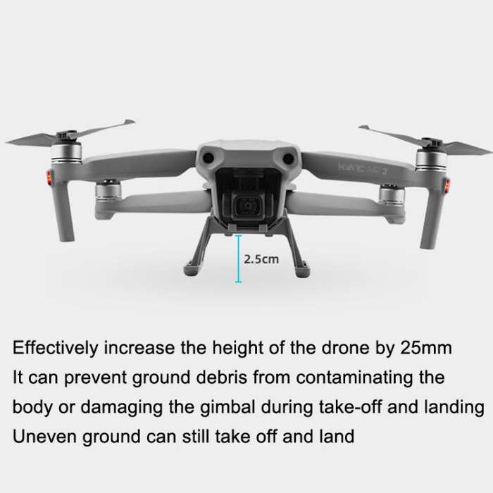 BRDRC Lifting and Landing Head Bracket Height-enhancing Tripod For DJI Mavic Air 2 / Air 2S