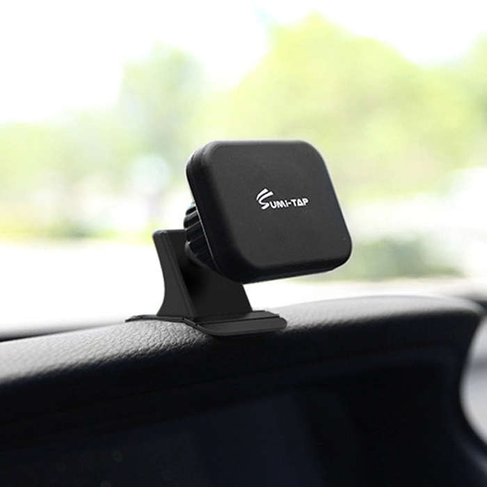 SUMITAP STM-xk565 Car Magnetic Mobile Phone Navigation Bracket Sticky Arc Base(Deep Black)