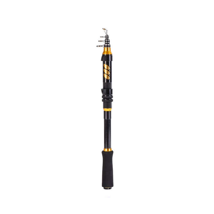 LEO 28004 Short Carbon Sea Pole Mini Road Fishing Rod Fishing Gear, Length: 150cm